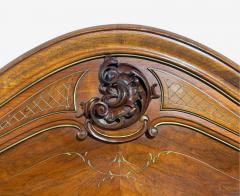 French Provincial Style Twin Headboards Walnut Gilt France 20th c  - 4660088
