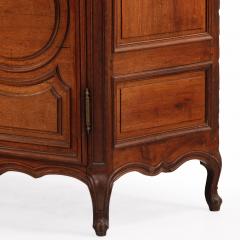 French Provincial Two Piece Oak Cabinet C 1880 - 4648962