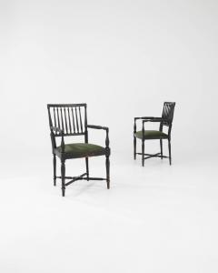 French Provincial Upholstered Side Chairs A Pair - 3472000