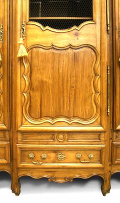 French Provincial Walnut Armoire Cabinet - 2800203