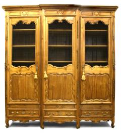 French Provincial Walnut Armoire Cabinet - 2800204