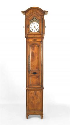 French Provincial Walnut Grandfather Clock - 4198204