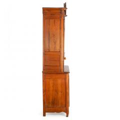 French Provincial Waxed Pine Bookcase Display Cabinet Cupboard - 4500682