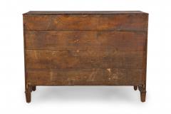 French Provincial Wood and Brass Carved 3 Drawer Chest - 4170039