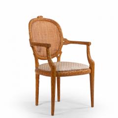 French Provincial Wooden Arm Chair - 1402537