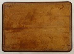 French R gence Walnut Writing Table with Tooled Leather Top Early 18th Century - 4702826