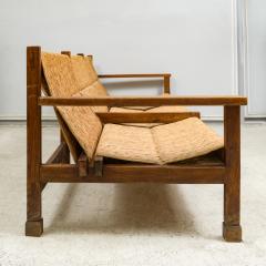 French Rattan Settee - 4461794