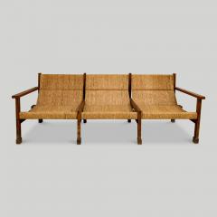 French Rattan Settee - 4461795
