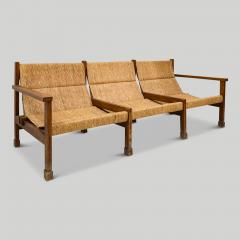 French Rattan Settee - 4461796