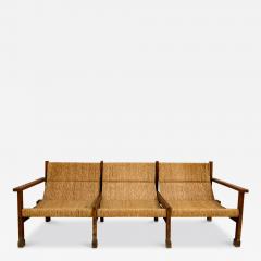 French Rattan Settee - 4464055