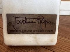 French Red and White Marble Center Dining Table 1960 - 3615533