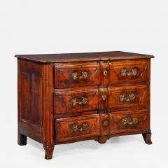 French Regenc Antique Walnut Commode Chest of Drawers ca 1750 - 4504294