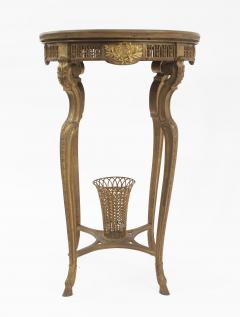 French Regence Bronze Dore and Marble End Table - 1438110