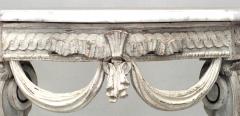 French Regence Painted Serpentine Console Table - 1428067