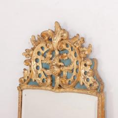 French Regence painted and giltwood mirror circa 1780  - 3712142