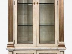 French Regency Monumental Bookcases Cream Painted Wood Gilt France 19th c  - 4651567