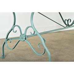 French Reproduction Metal Dining Table in New Powdercoat - 4390071