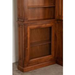 French Reproduction Walnut Bibliotheque - 3420543
