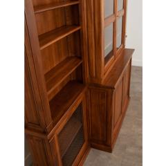 French Reproduction Walnut Bibliotheque - 3420593