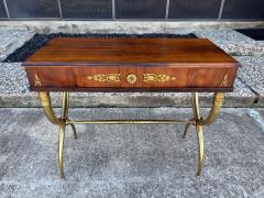 French Restauration Style Desk On Brass Base - 4702199
