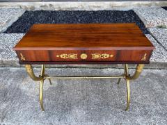 French Restauration Style Desk On Brass Base - 4702217