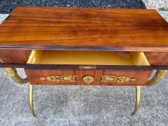 French Restauration Style Desk On Brass Base - 4702224