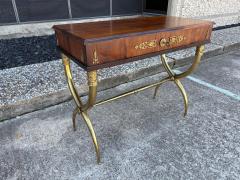 French Restauration Style Desk On Brass Base - 4702226