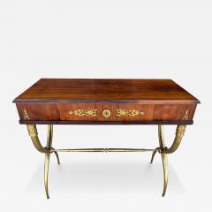 French Restauration Style Desk On Brass Base - 4703505