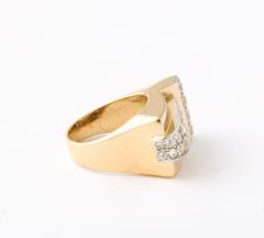 French Retro Diamond 18k Ring - 2795485