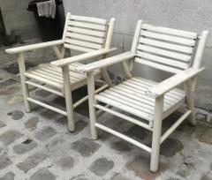 French Riviera Beach House Pair of Lounge Chair - 605436