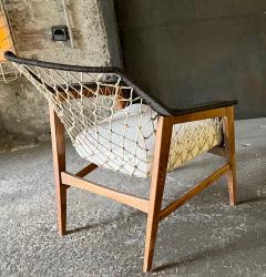 French Riviera style unusual net fish pair of chair - 2955673