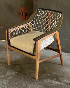 French Riviera style unusual net fish pair of chair - 2955676