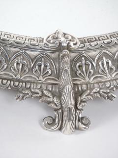 French Rococo Revival Silver Mirrored Centerpiece Plateau - 3121391