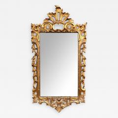 French Rococo Style Carved Giltwood Mirror - 1932854