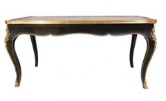 French Rococo Style Ebonized Coffee Table - 4149795