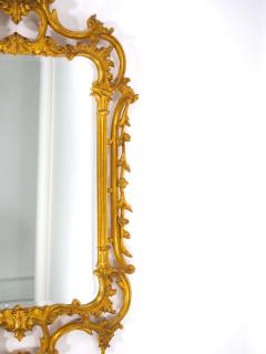 French Rococo Style Gilt Wood Frame Hanging Wall Mirror - 2824360