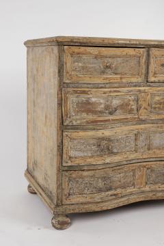 French Rococo Style Pale Green Painted Chest - 1503782