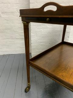 French Rosewood Two Tier Bar Cart - 1423425