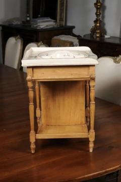 French Sarreguemines Late 19th Century Miniature Sink with Pastoral Scenes - 3485678