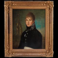 French School 19th Century A Fine Quality Portrait of A Young Officer  - 3880602