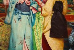 French School A Fine French Japonisme Oil on Canvas Painting of Three Geishas C 1900 - 2128765