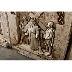 French Set of 14 Plaster Stations of the Cross 1924 - 4254589