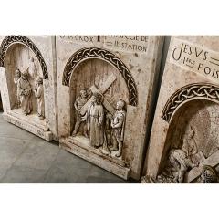 French Set of 14 Plaster Stations of the Cross 1924 - 4254593