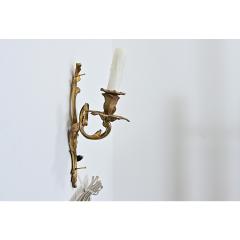 French Set of Four Louis XV Style Bronze Wall Sconces - 4558304