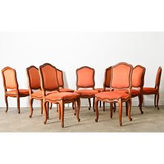 French Set of Nine Louis XV Style Dining Chairs - 4390038