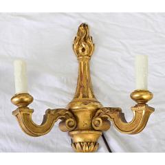 French Set of Six Giltwood Sconces - 3870124