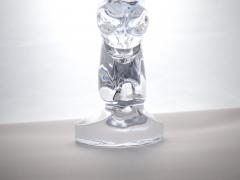 French Sevres Crystal Art Deco Style Tall Horse Head Sculpture - 3124296
