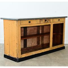 French Shop Counter or Bar with Zinc Top - 4811689