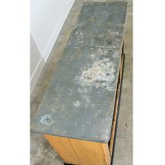 French Shop Counter or Bar with Zinc Top - 4811712