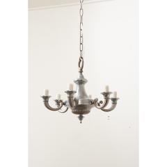 French Silver Plate 6 Light Chandelier - 3330516